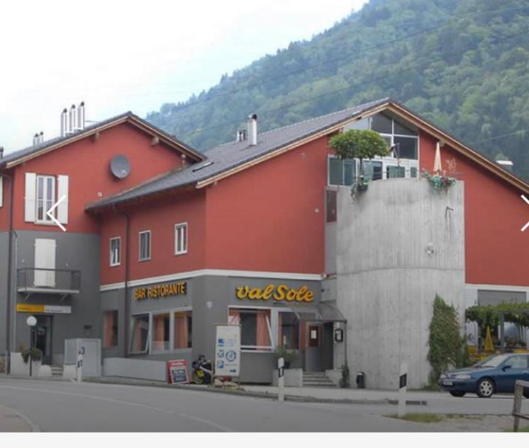 ホテル Ristorante Con Alloggio Val Sole Acquarossa エクステリア 写真